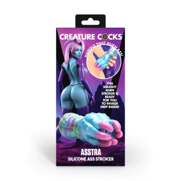 Creature Cocks Ass Stroker Asstra - Blauw/Paars