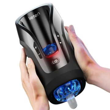 Leten Automatische Masturbator met Geluid - King of Pleasure