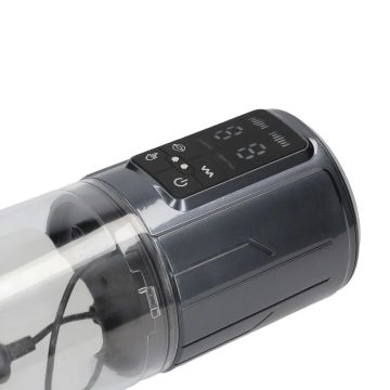 UltraLift Automatische Penispomp met Masturbator - Gun Metal