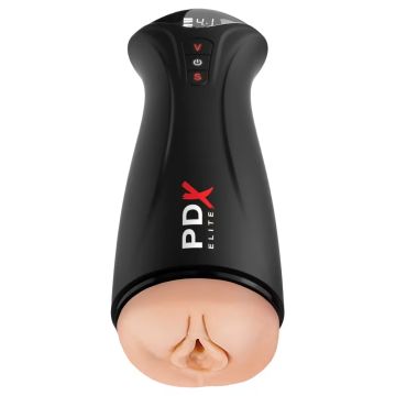 PDX Elite Zuigende Masturbator Fuck-Gasm - Zwart
