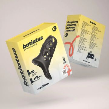 Batiatus - Vibrerende Penis Sleeve Armour Ring - Zwart
