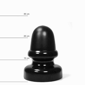 All Black Tygo Buttplug - 23 cm