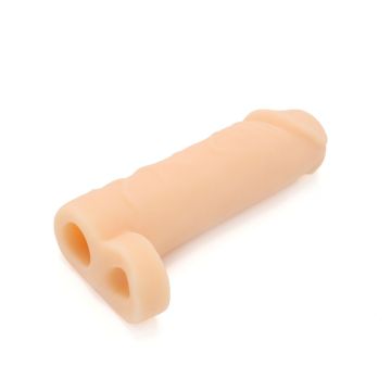 Kiotos Realistische Penissleeve Extra Soft Touch - 16 cm
