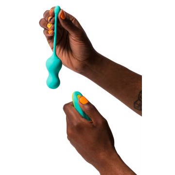 Romp Vibrerend Eitje met Afstandsbediening Cello - Turquoise