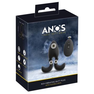 Vibrerende Buttplug met flexibele ankerarmen