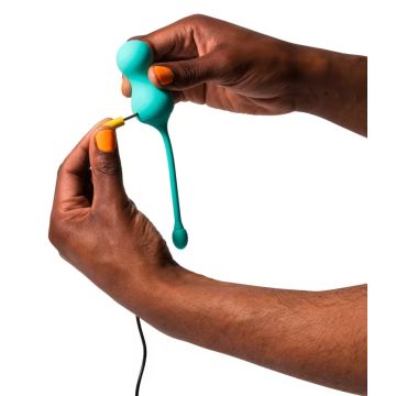 Romp Vibrerend Eitje met Afstandsbediening Cello - Turquoise