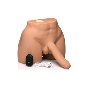 Automatische Knijpende & Vibrerende Masturbator Jock Medium