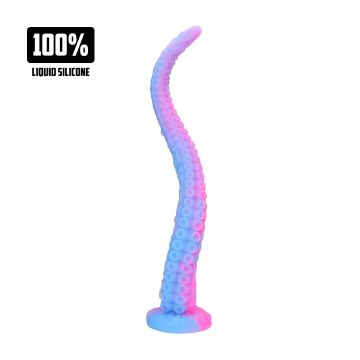 Monster Tentakel Dildo Anal Snake 50 cm - Paars/Blauw