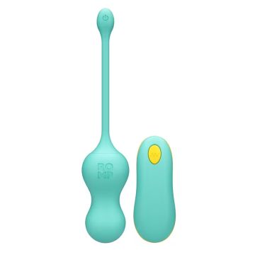 Romp Vibrerend Eitje met Afstandsbediening Cello - Turquoise