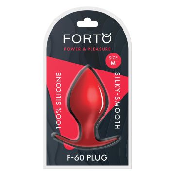 Buttplug F-60 Spade Medium - Rood