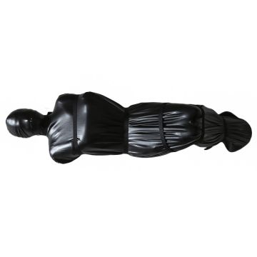 Kiotos PVC Body Bag Full Cover Straitjacket Zwart - M