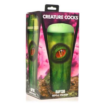 Masturbator Raptor Reptile Groen