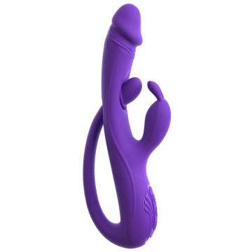 Rabbit Vibrator met G-Spot/Anal Tickler Sweet Smile