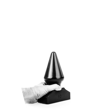 All Black Buttplug Zwart - 20.5 cm