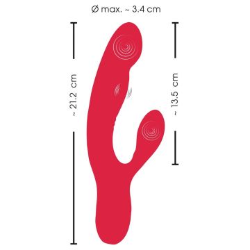 Rabbit Vibrator Thumping - Rood