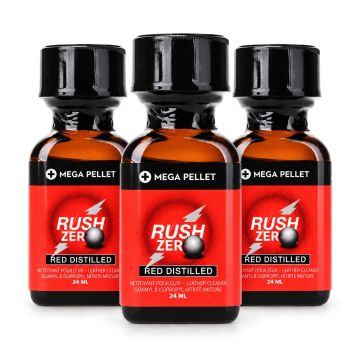 Rush Zero Red Poppers - 3-Pack