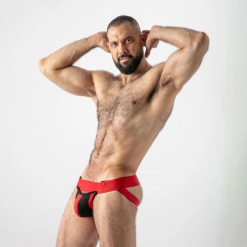 Locker Gear Open Access Jockstrap - Rood