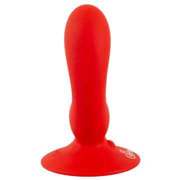 Dual Vibrator met Zuignap - Rood