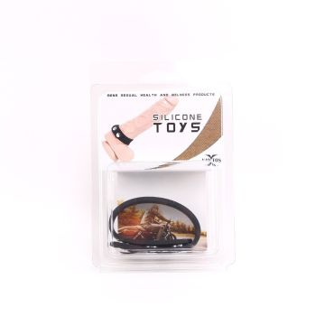 Kiotos Siliconen Tri-Snap Cockring Wide - Zwart