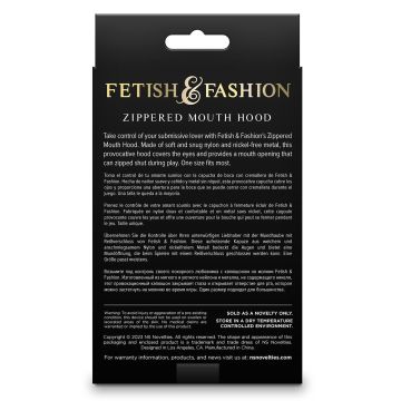 Masker met Rits Fetish & Fashion