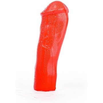 All Black Jaap Dildo Rood - 20 cm