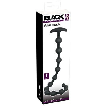 Anal Beads Black Velvets - 50 cm