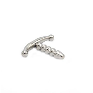Kiotos Stalen Penisplug Rod XL - 5.7 cm
