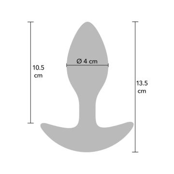 Hidden Desire Verzwaarde Buttplug 360 gram