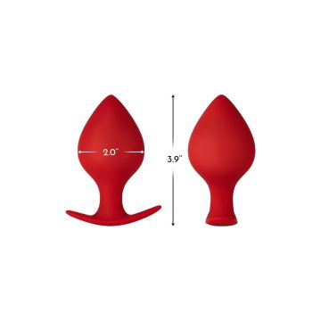 Buttplug F-63 Rattler Spade Medium - Rood