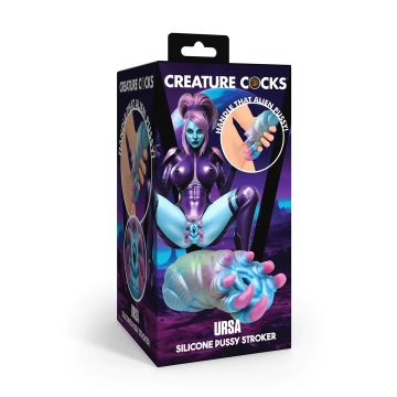 Creature Cocks Vagina Stroker Ursa - Blauw/Paars