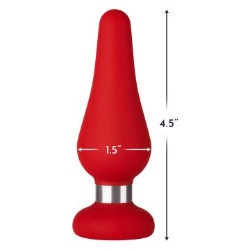 Buttplug F-21 Tear Drop - Rood