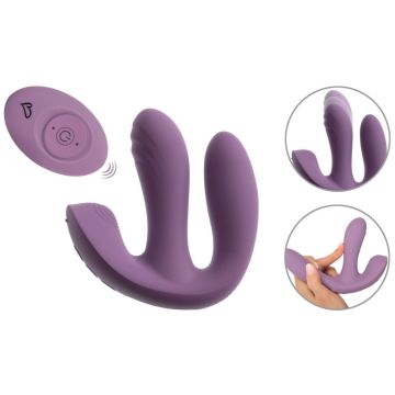 Drievoudige vibrator MIREVA RC - Paars