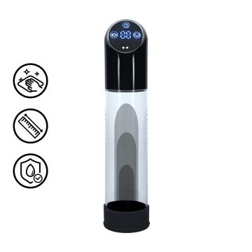 Automatische Waterproof Penispomp - Zwart