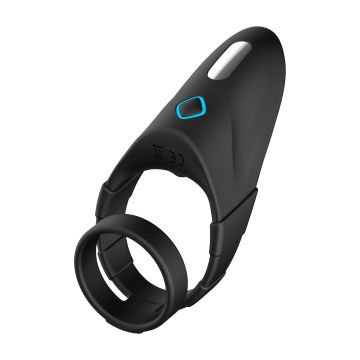 Vibrerende Perineum Dubbele Cockring F-48
