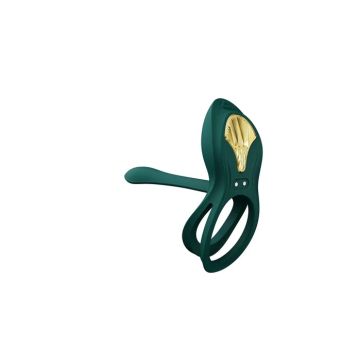Zalo Draagbare Cockring Koppel Vibrator met Afstandsbediening Bayek - Groen