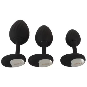 Vibrerende Buttplug Set Zwart - Anos