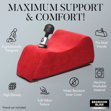 Bedroom Bliss Wand Saddle Deluxe - Rood