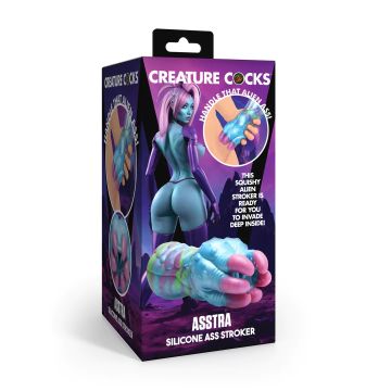 Creature Cocks Ass Stroker Asstra - Blauw/Paars