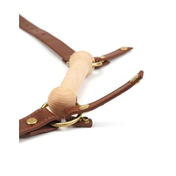 Leren Blinders met Mondknevel - Liebe Seele