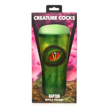 Masturbator Raptor Reptile Groen