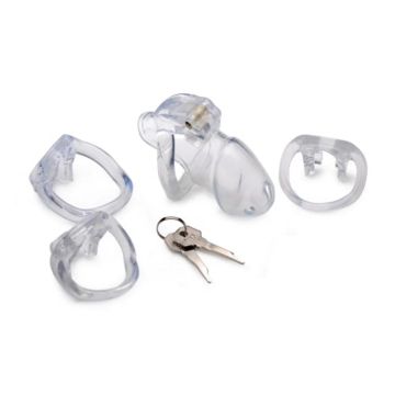 Peniskooi met Sleutels Clear Captor - Medium