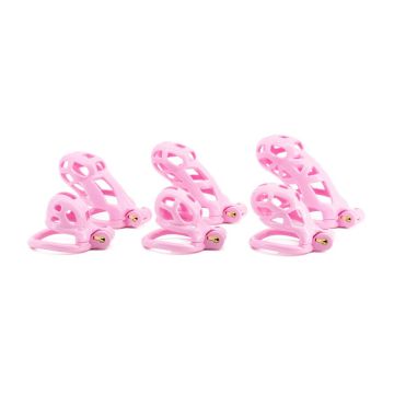 Peniskooi Robat Cage Roze Maat L 6.5 x 3.7cm 