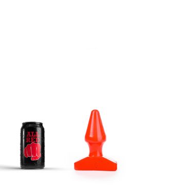 All Red Buttplug 15.5 cm - Rood