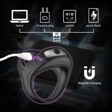 LoveSecret Vibrerende Cockring 3-in-1 - Zwart