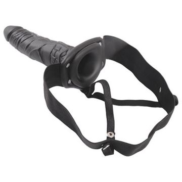 Rekbare Strap-on met Holle Dildo