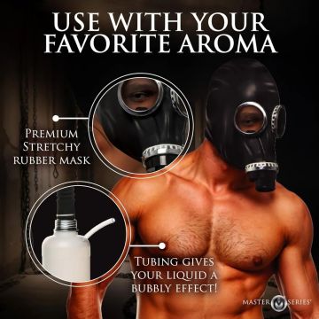 Dark Inhaler Gasmasker met Fles
