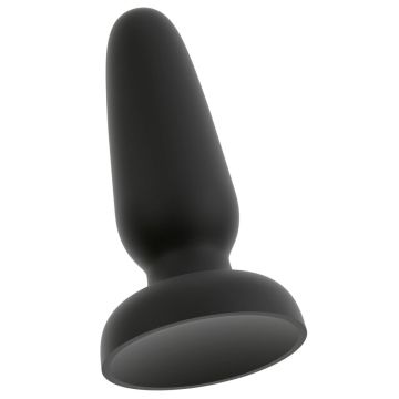 Black Velvets Siliconen Buttplug met Zuignap - Small