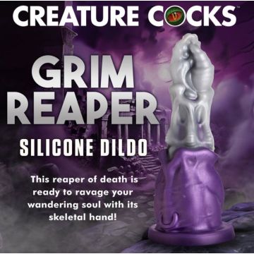 Monster Dildo Grim Reaper - Paars
