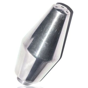 Jumbo Anaal Douche - Aluminium