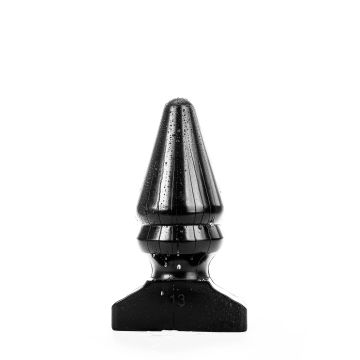 All Black Buttplug Zwart - 28.5 cm